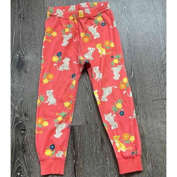 Hanna Andersson‎ Orange Lion King Long John PJ Pajama Set Size 90 (3T) - Picture 2 of 8